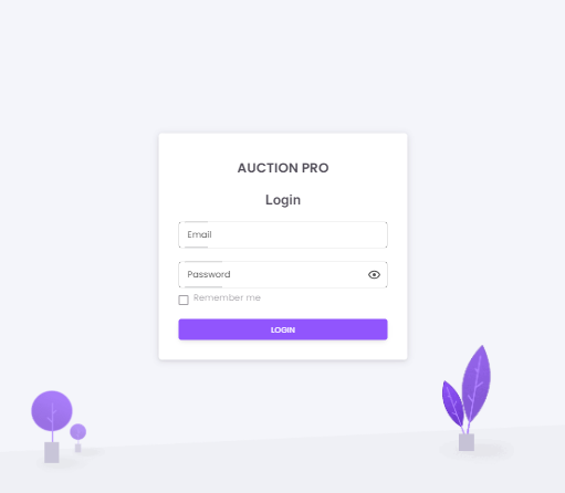 Auction System Interface