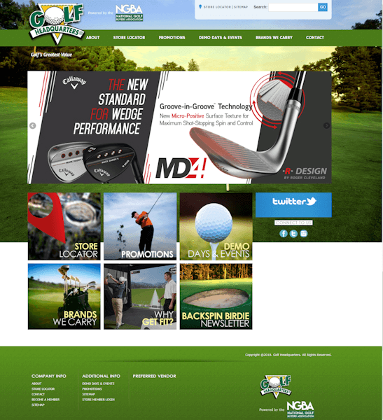 Golf headquarters